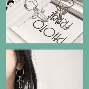 Cross earrings